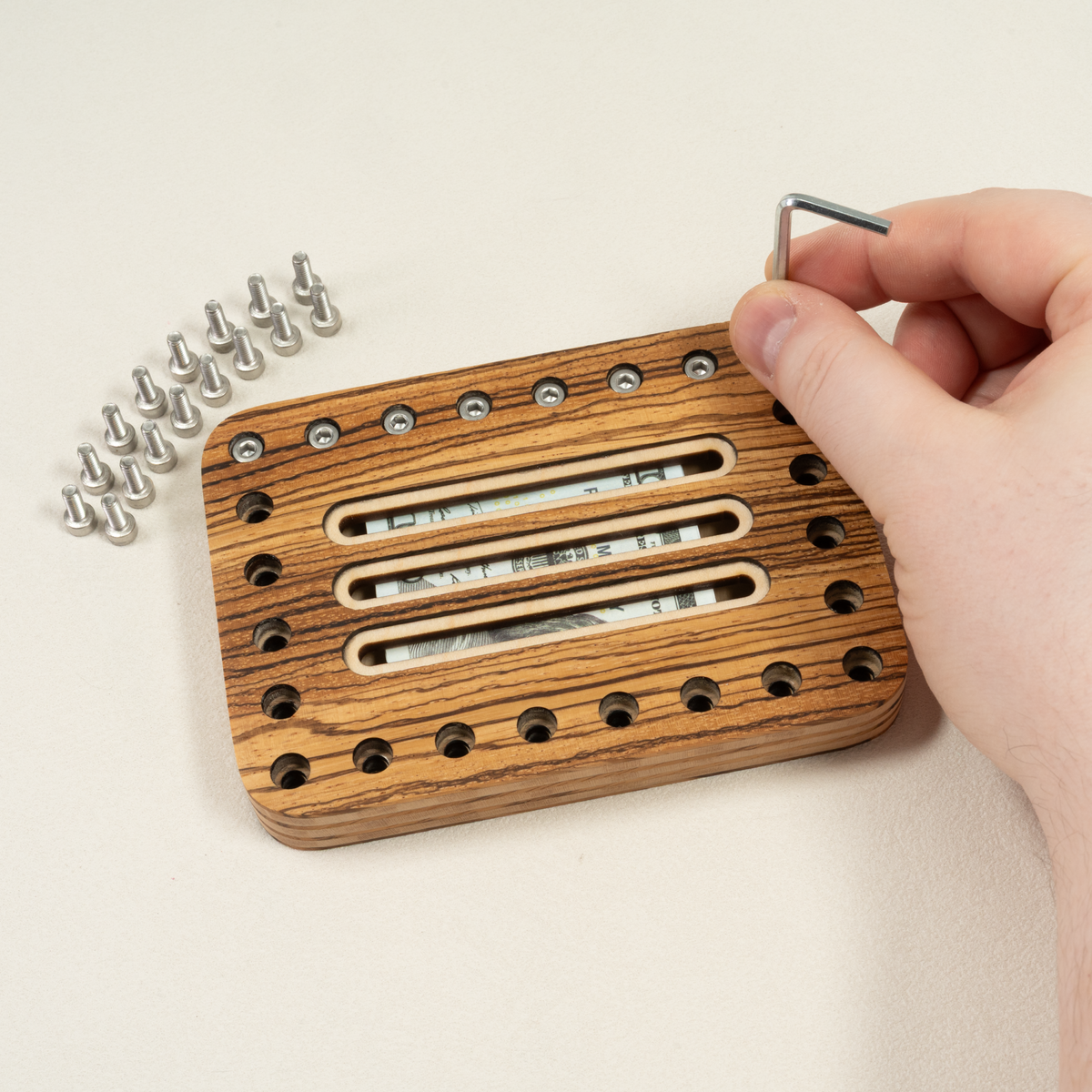 Heirloom Edition: Hardwood Lockup Gift Card Holder