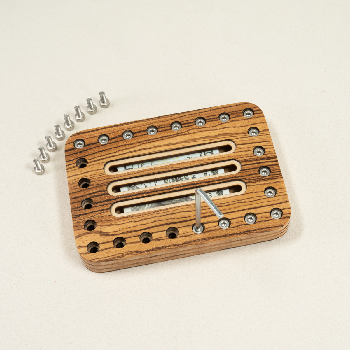 Heirloom Edition: Hardwood Lockup Gift Card Holder
