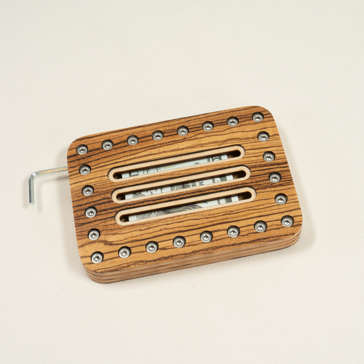 Heirloom Edition: Hardwood Lockup Gift Card Holder