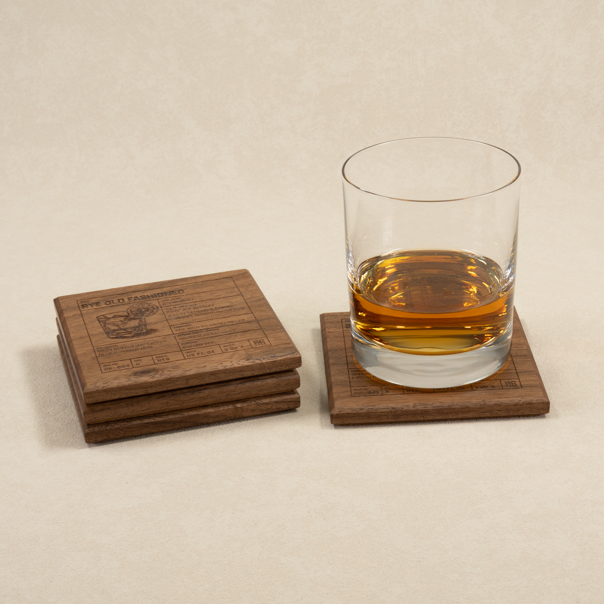 Old Fashioned Blueprint Coasters