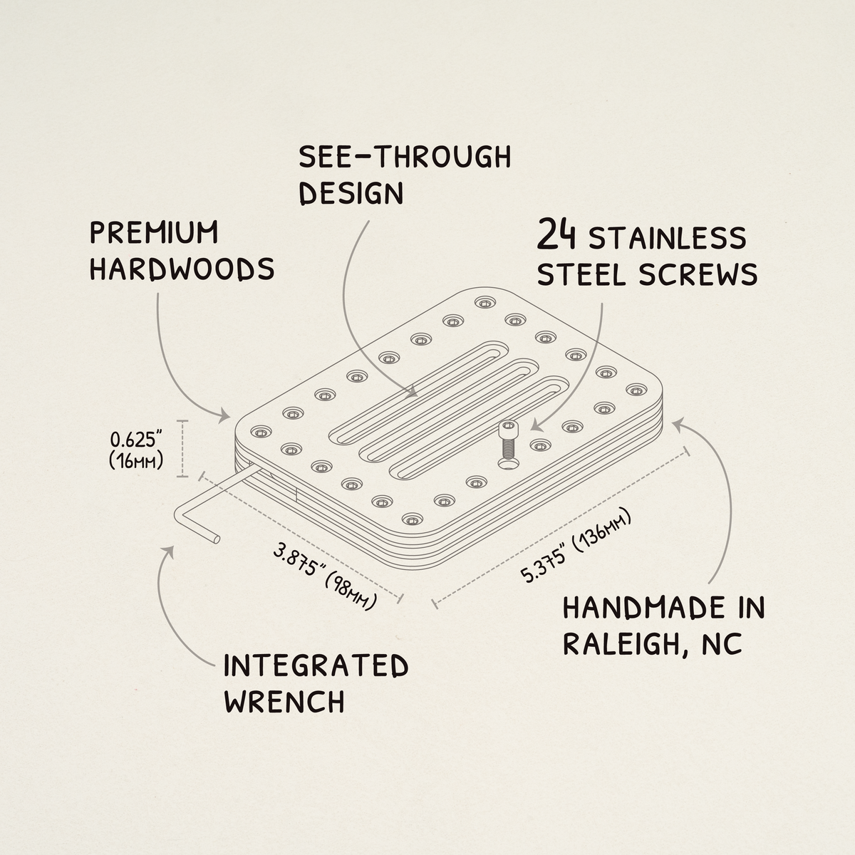 Heirloom Edition: Hardwood Lockup Gift Card Holder