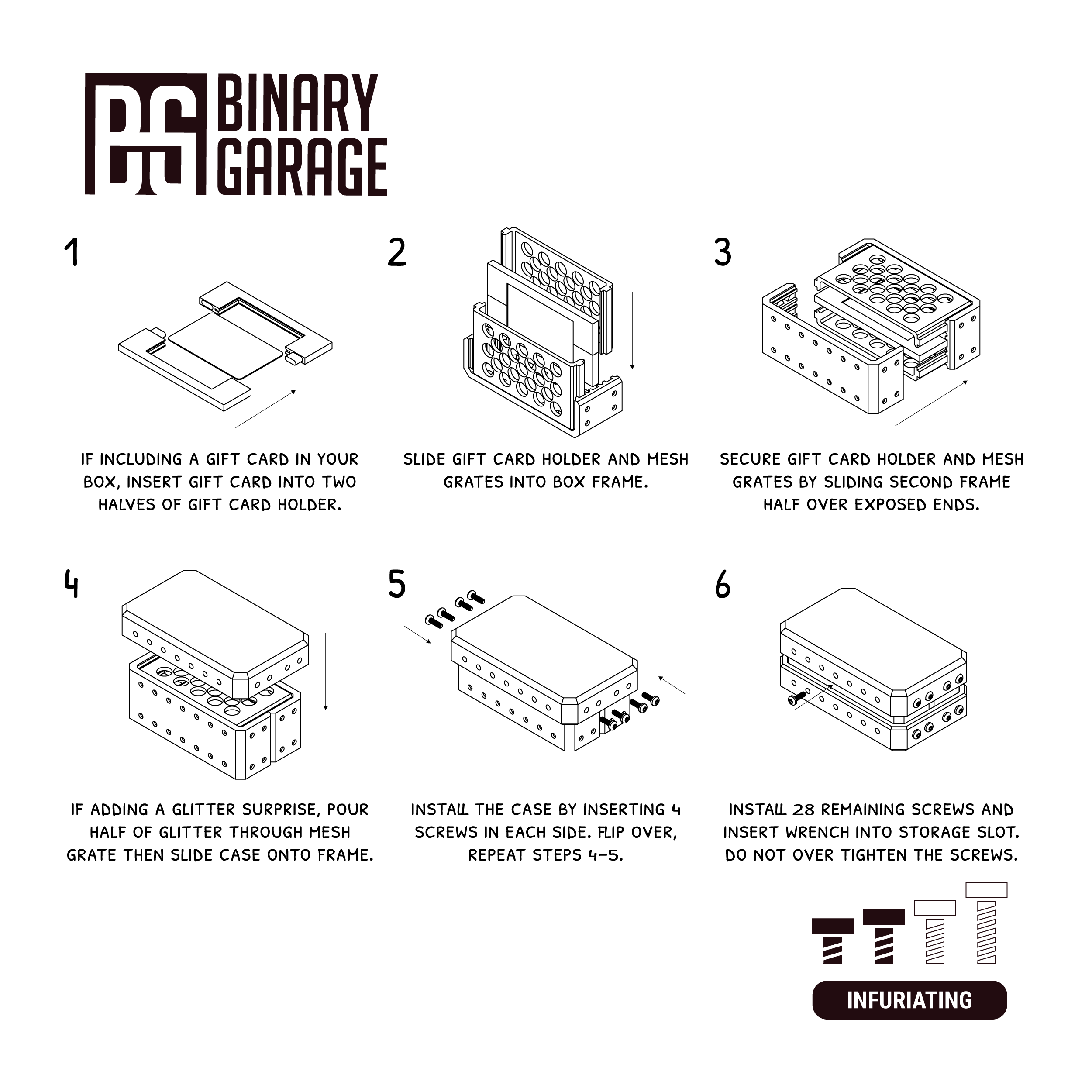 Luxury Annoying Gift Box & Glitter Bomb